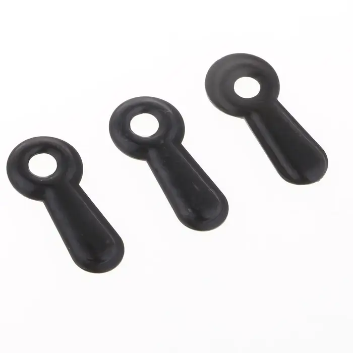 500 boutons tournants pour photos crédées pour accrocher des images, noir