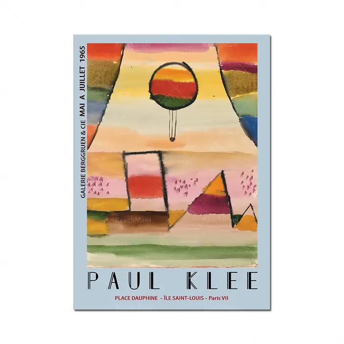 Paul Klee – peinture décorative moderne de Style abstrait classique