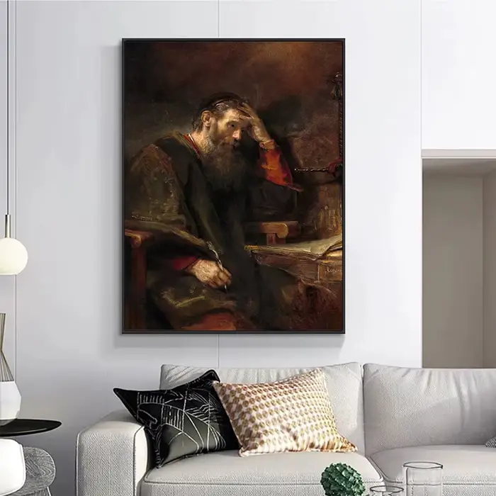 Affiche sur toile sombre de Las Meninas