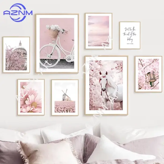 Peinture sur toile murale