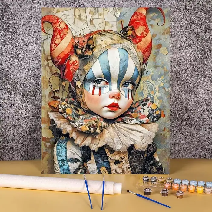 Peinture par numéros peinture à l'huile dessin sur toile moderne bricolage enfants adultes cadeau Un