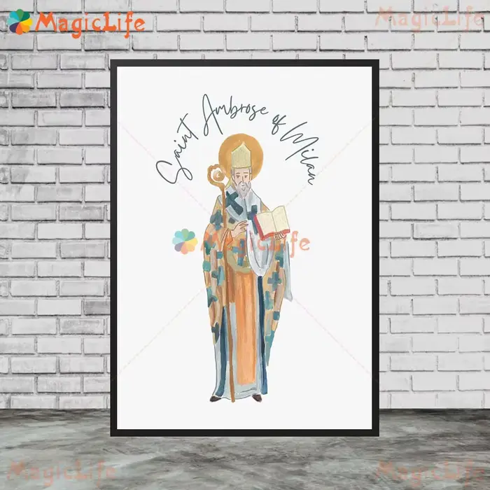 Affiche murale du Sacré-Cœur de Jésus Saint kk, peinture sur toile sans cadre