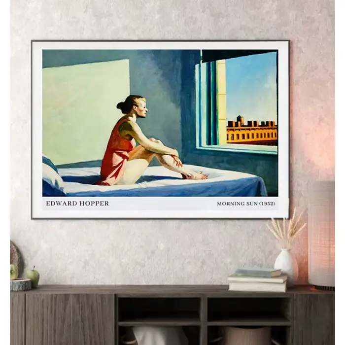 Affiche d'exposition de musée Edward Hopper