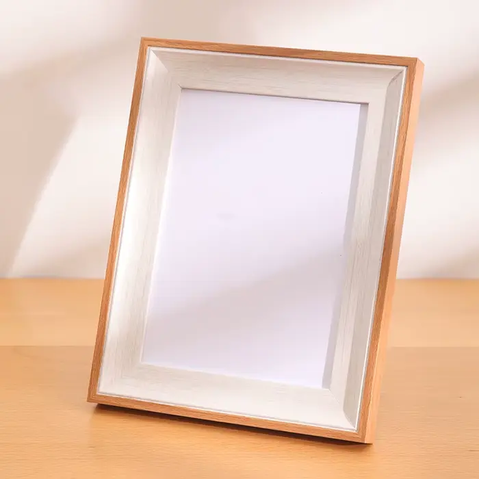 Cadre photo en bois personnalisé pour murs, 6 pouces, cadre photo vintage simple, support pour photo