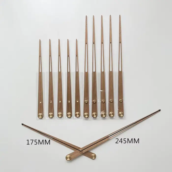 Grandes aiguilles de montre murale en bois pour horloge