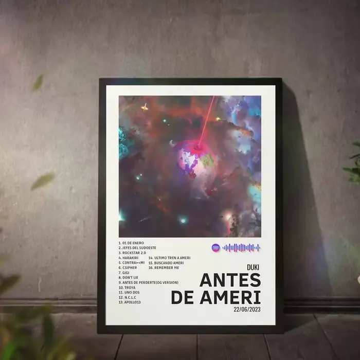D-Duki affiche Album de musique toile impression mur Art chambre décor mur Art