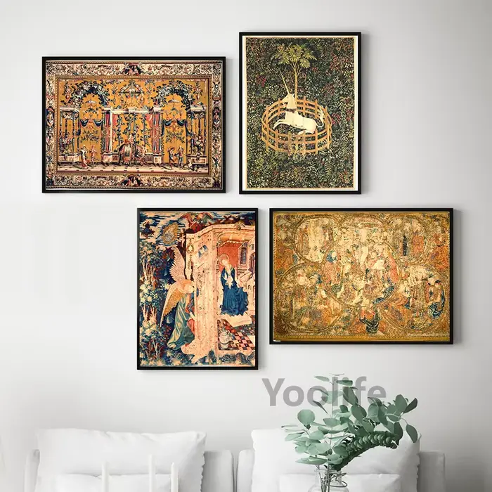 Tapisserie de style médiéval Renaissance