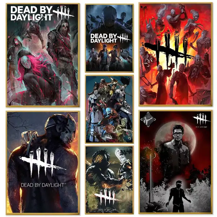 Affiche d'horreur de jeu D-Dead By D-Daylight