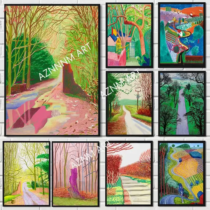 David Hockney, l'arrivée du printemps