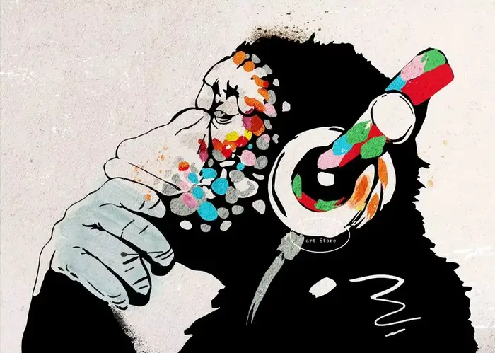 Classique rétro mur Art Banksy rue Graffiti HD toile impression affiche maison salon chambre peinture décorative