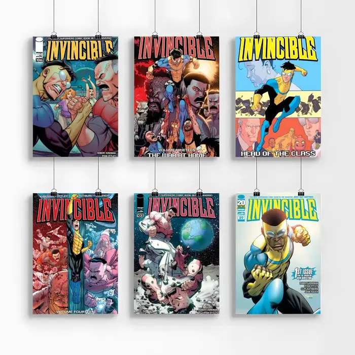 Affiche de bande dessinée I-Invincible