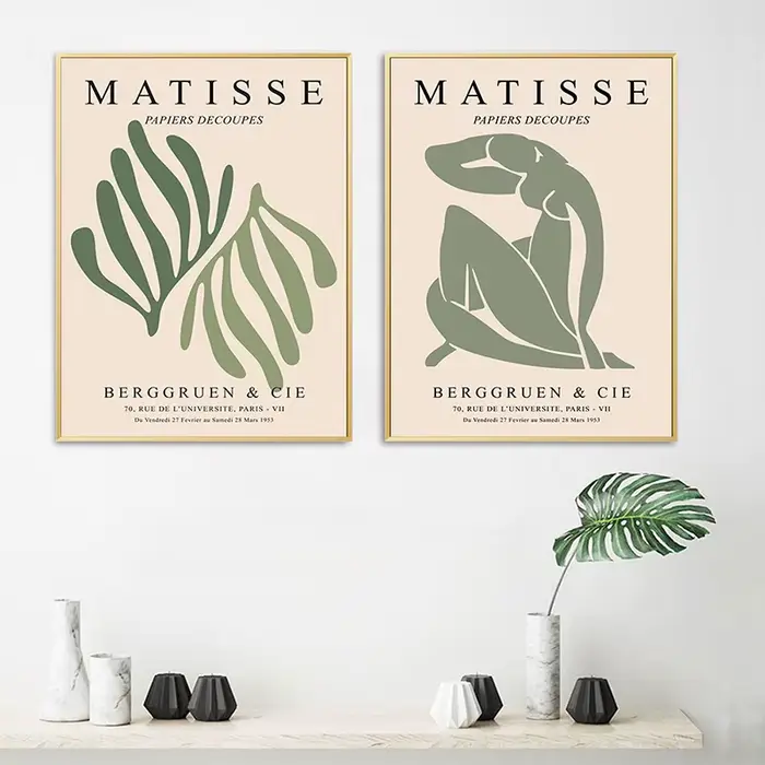 Matisse Marché aux Fleurs Mur Art Picasso Sueur Affiche Impression Abstrait Nordique Salon Maison Peinture Décorative