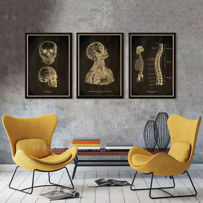 Affiche médicale Vintage