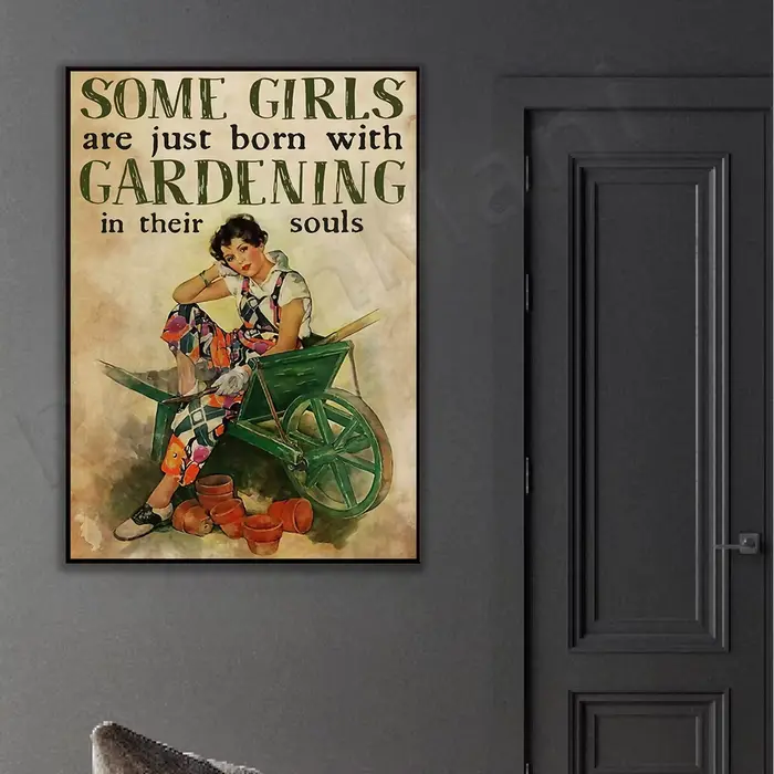Affiche de jardinier de jardin