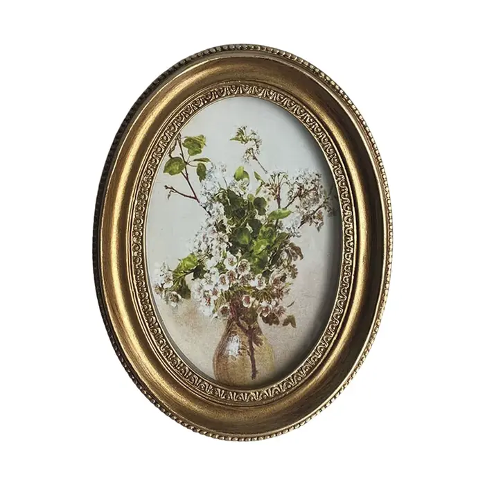 Cadre Photo ovale rétro Table salon canapé chambre décoration cadre Photo cadre Photo décoration mur
