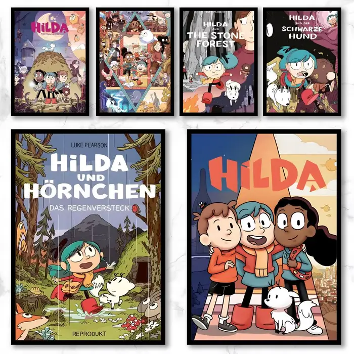 Affiches d'art graffiti Animation H-Hilda