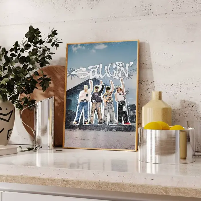 L-LNGSHOT – affiche autocollante murale