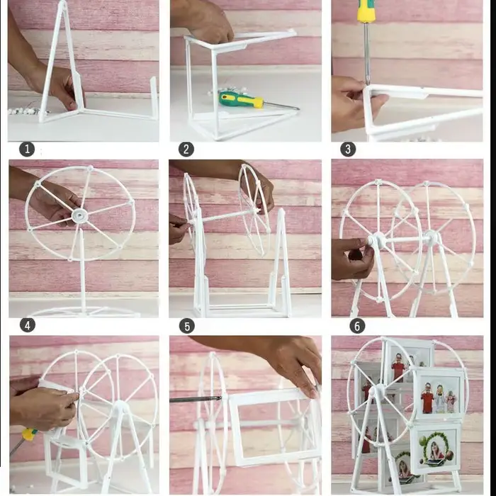 Nouveau cadre Photo de bureau créatif bricolage 12 Photos décor à la maison artisanat cadres