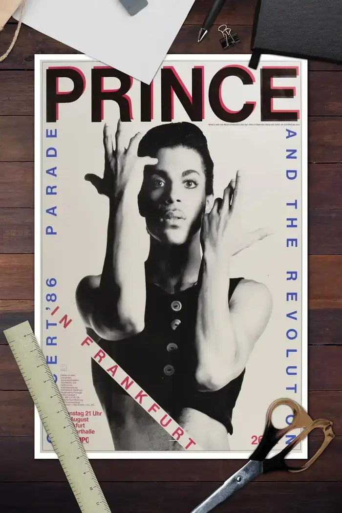Affiche de Prince, peinture sur toile esthétique