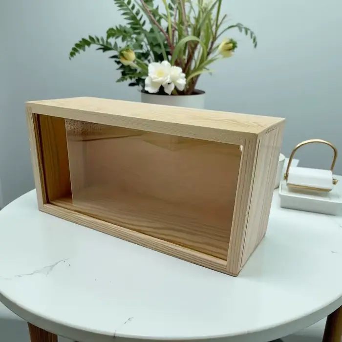 Boîte de rangement et de présentation en bois
