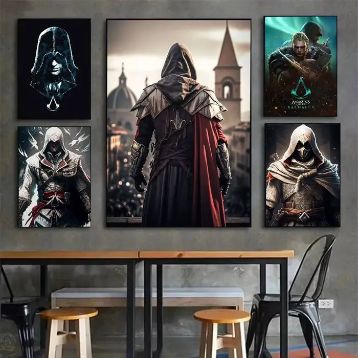 Affiche de film classique de jeu A-Assassin S C-Creed