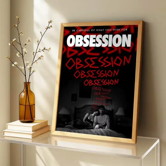 Affiche sur toile de film O-Obsession, peinture et calligraphie, décoration murale HD pour chambre à coucher, salon, décoration intérieure, cadeau