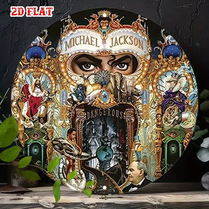 1 décoration murale en métal « Dangerous » - Décoration de style vintage, adaptée à la maison, au ga