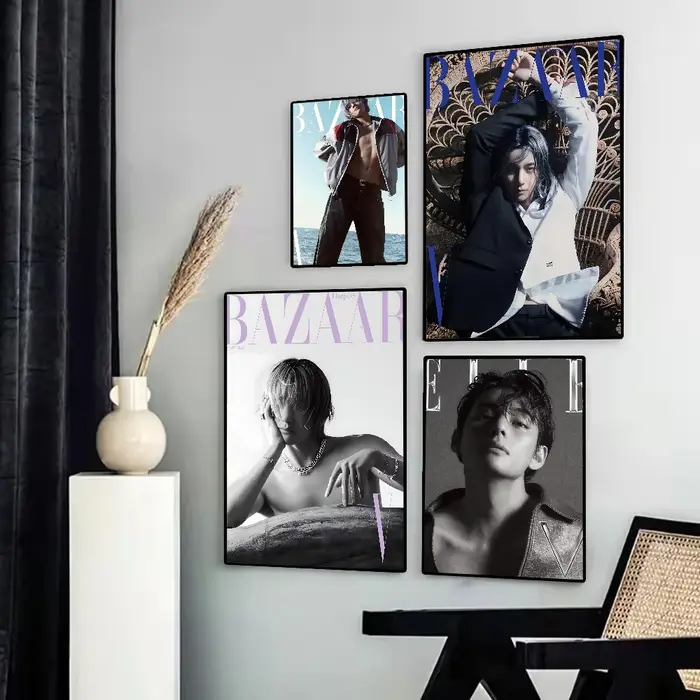 Affiche de chanteur coréen k-kun Taehyung