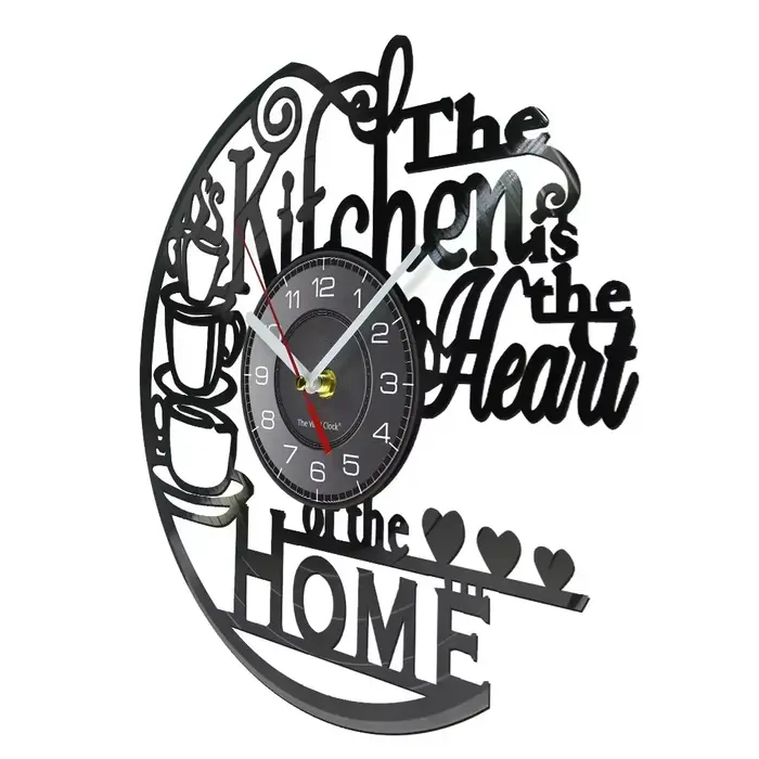 Horloge murale en vinyle