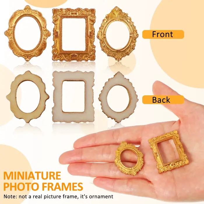 15 mini cadres photo artisanaux