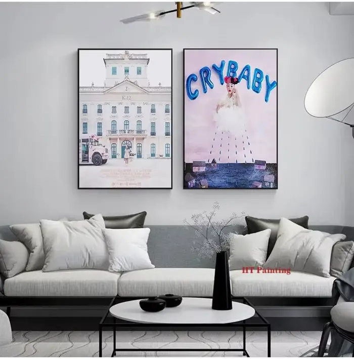 Melanie Martinez chanteur Crybaby Album de musique affiche toile peinture HD imprimé mur Art photos chambre décor à la maison Fans cadeau