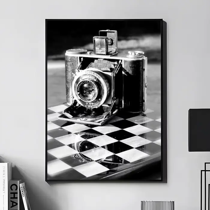 Affiche classique vintage en noir et blanc