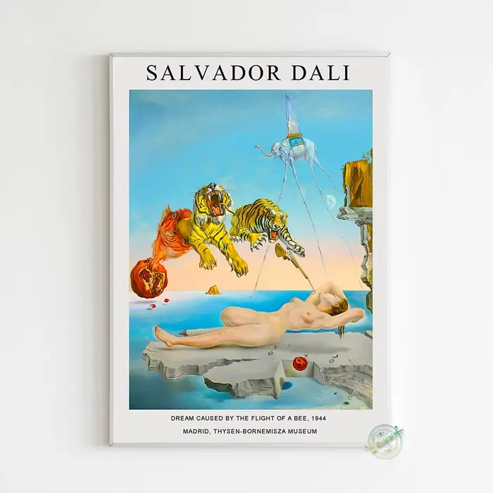 Affiche surréalisme de Salvador Dali