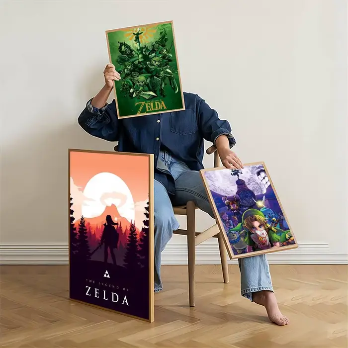 Affiche de jeu vidéo Legend Zeldas