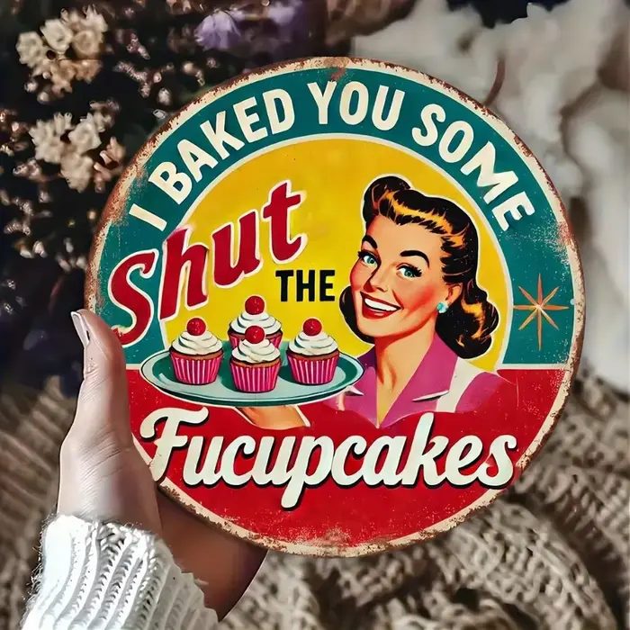 Décoration murale bohème « I Baked You Some Cupcakes » - pour la maison