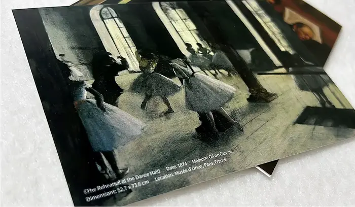 Cartes postales de la série d'artiste célèbre