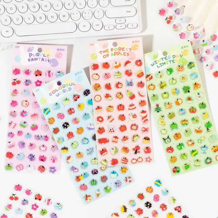 Autocollant de style bonbon Apple Element