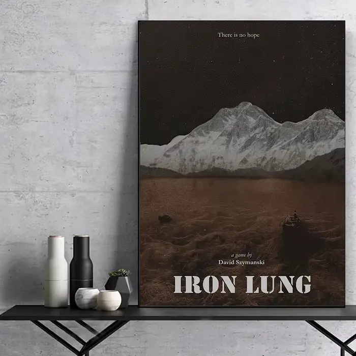Affiches Iron Lung des derniers films d'horreur