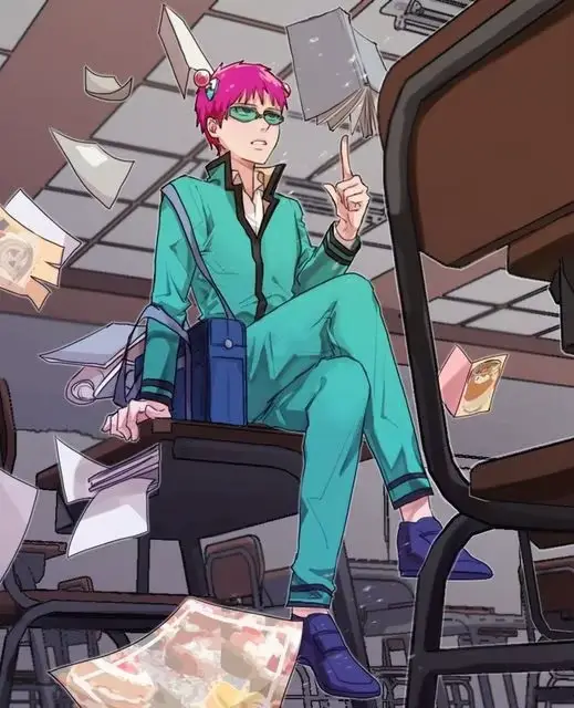 Saiki K affiche Saiki K catastrophe vie Saiki Kusuo japonais Anime mur Art photo affiches décoration