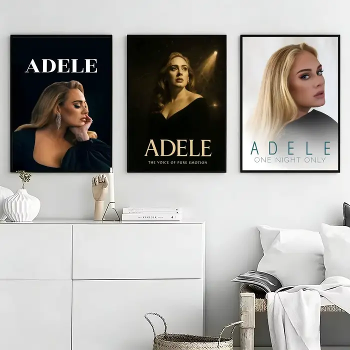 Affiche de la chanteuse Adele