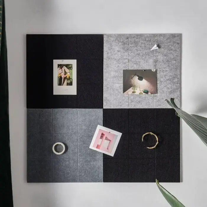 Tableau d'affichage en feutre pour murs