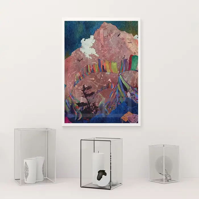 Affiche d'artiste abstrait moderne Aaron Morse