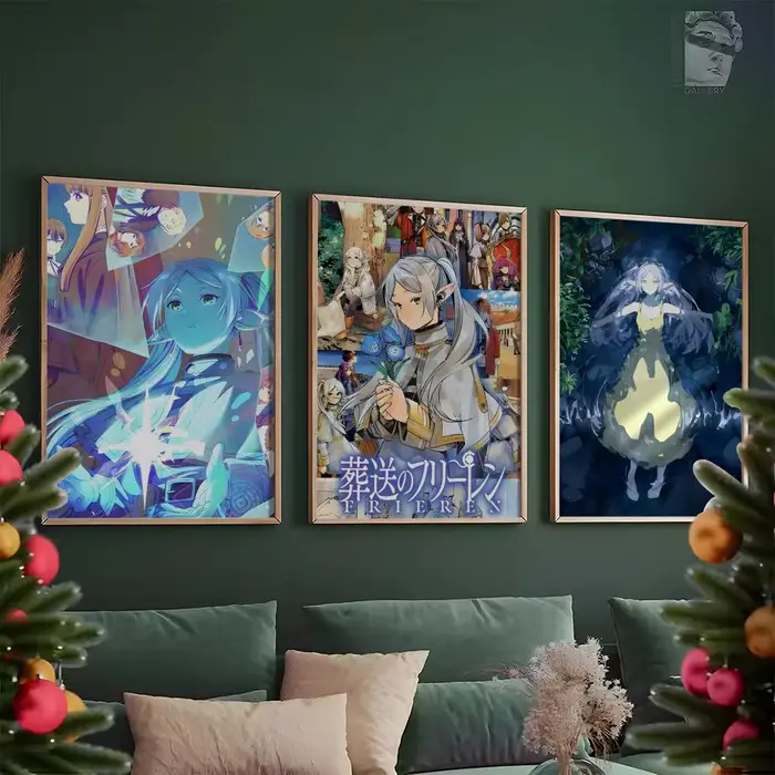Affiche HD Anime Frieren Anime thème chaud chanteur/OST/film-autocollant imperméable décor à la maison