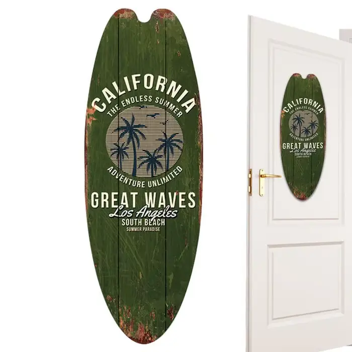 Décor de planche de surf en bois pour la maison