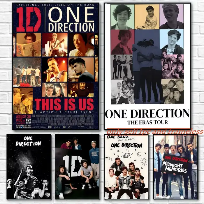 Affiche murale de groupe de rock Music Not-O-One Direction