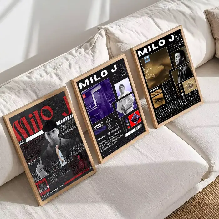 Affiche murale de chanteur m-milo J