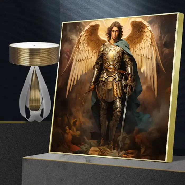 Affiche Vintage archange saint Michael