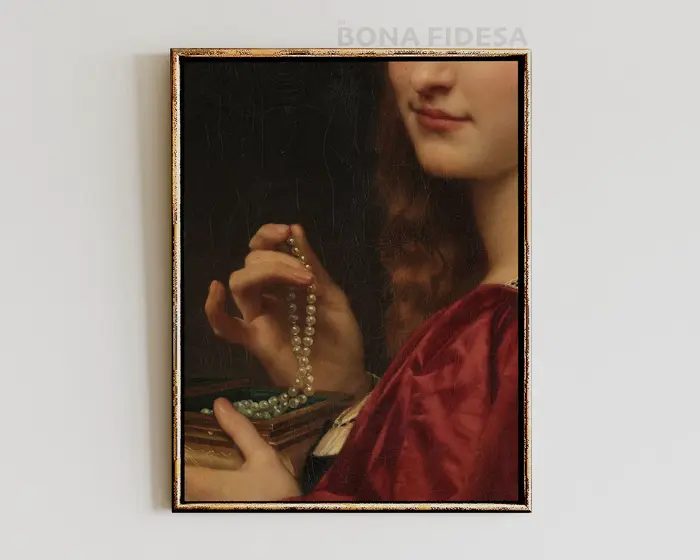 Affiche murale Vintage pour Portrait de femme