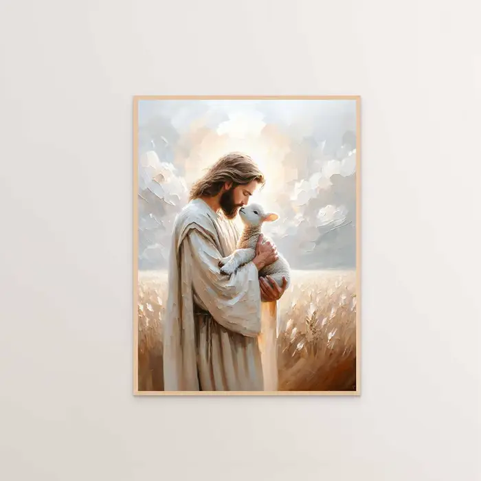 Jésus Christ toile postres chrétien