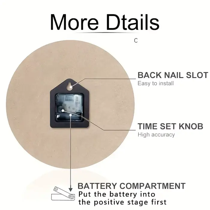 Horloge murale silencieuse au Design de Table de billard sans tic-tac